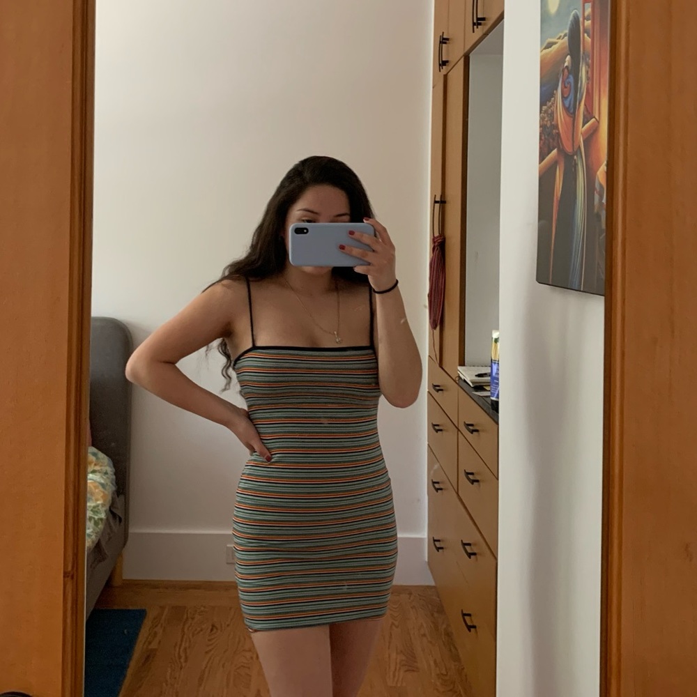 Spaghetti Strap Bodycon Dress M